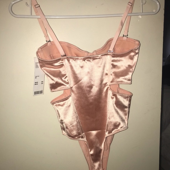 Pink Silk Body Suit - Picture 2 of 6